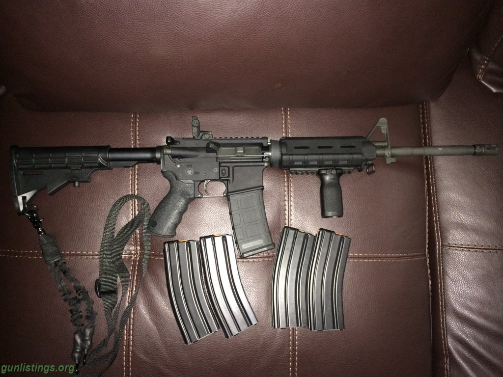Rifles AK-47 And AR-15