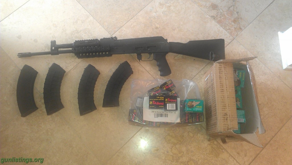 Rifles AK-47 M+M, 650 Rounds, 4 Magazines