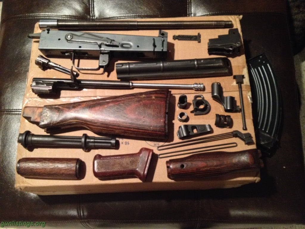 Rifles AK47 Romanian Parts Kit, New Romy Brl, Nodak Receiver