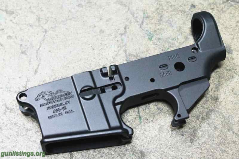 Rifles Anderson Stripped Lower Receiver