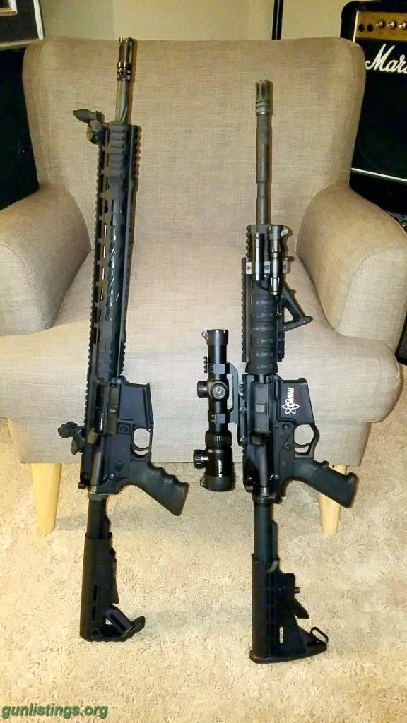 Rifles ATI Ar 15 With Scope And Accessories