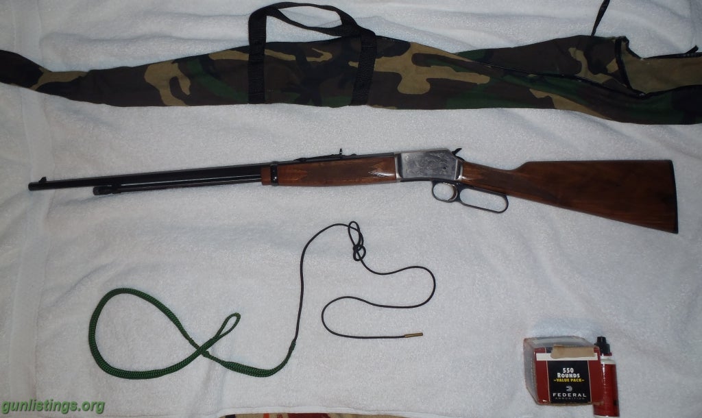 Rifles Browning Lever Action .22 Octagon BL-22 (with Extras)