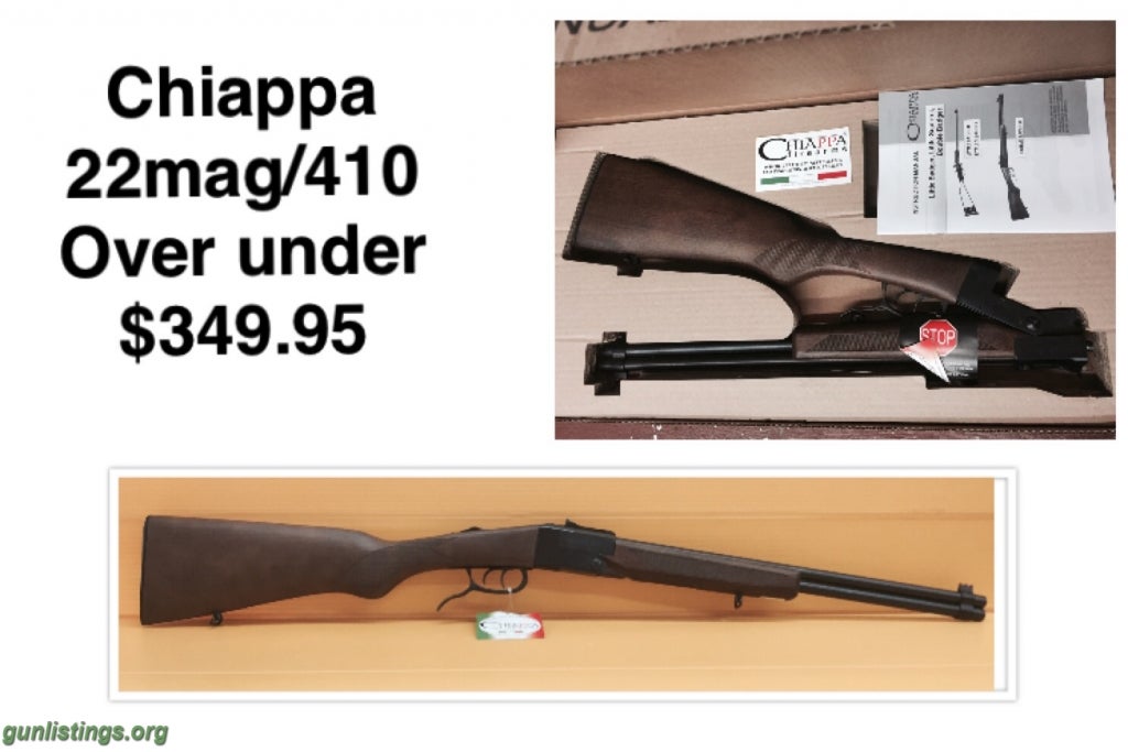 Rifles CHIAPPA 22MAG/410 OVER UNDER