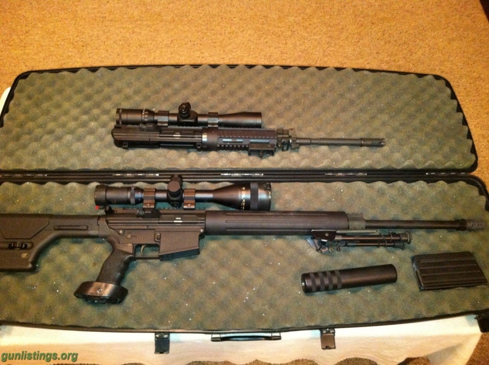 Rifles Custom AR10 Suppressed