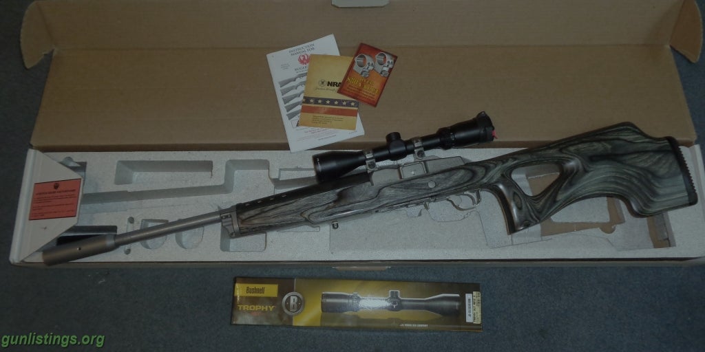 Rifles LNIB Ruger Mini-14 Target Rifle. Stainless. Comes From