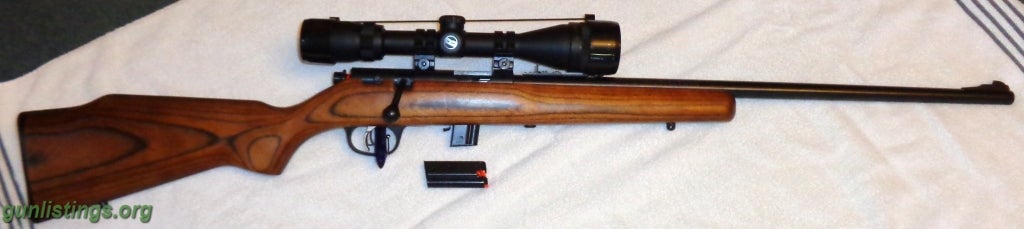 Rifles Marlin XT-22 22lr, Laminate Stock, Unfired W/scope.
