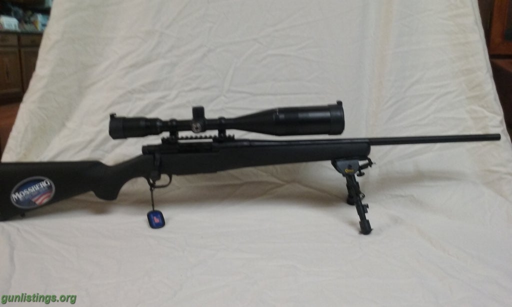 Rifles MOSSBERG 308 W/ Scope And Bipod