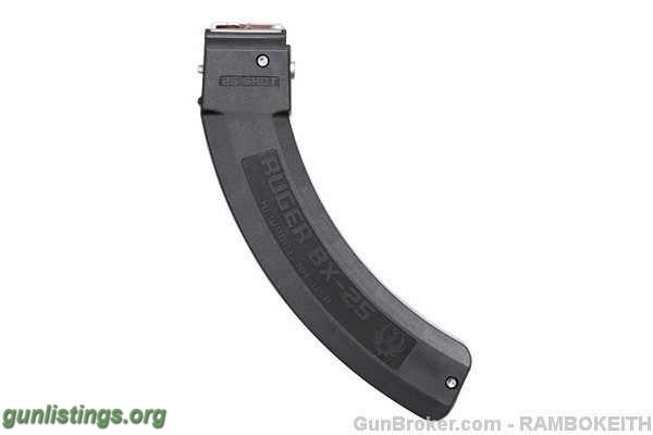 Rifles New 4  Ruger 10/22 25rd Mags