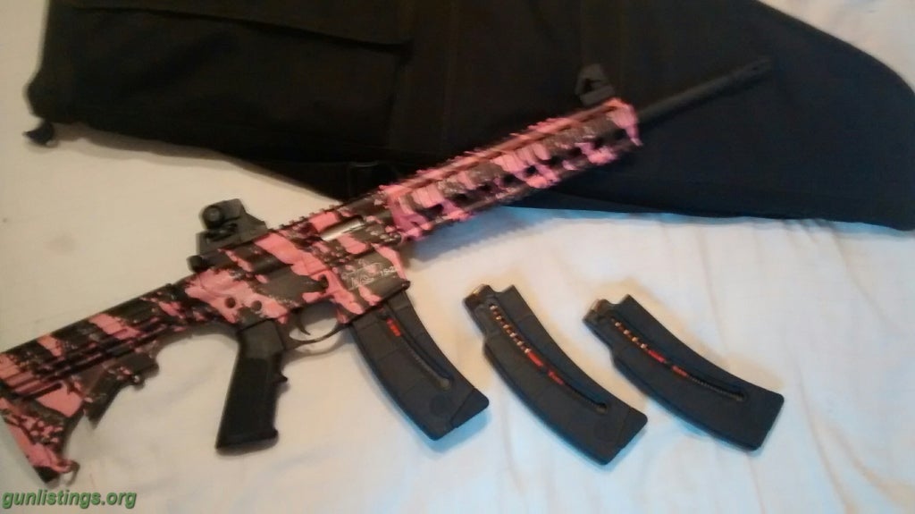 Rifles Pink Camo .22 Smith & Wesson Lr