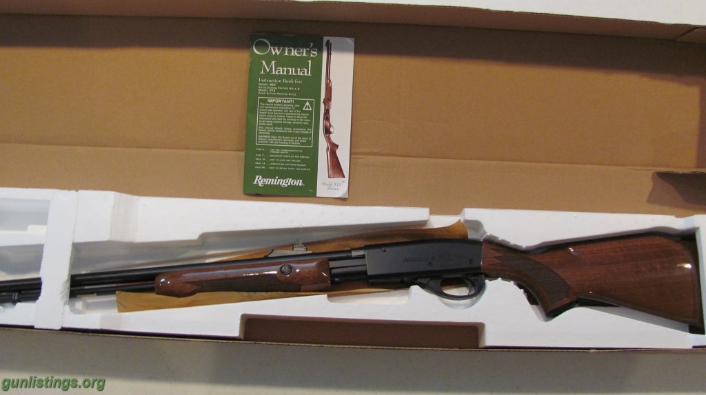 Rifles Remington 552 And 572 .22 Cal. Rifles New In Box
