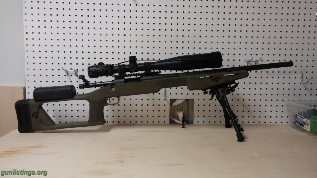 Rifles Remington 700 Vtr. 308 + Choate Sniper Stock