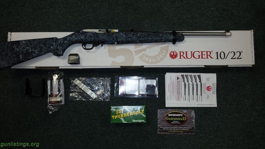 Rifles RUGER 10/22 With Brick Of 22LR