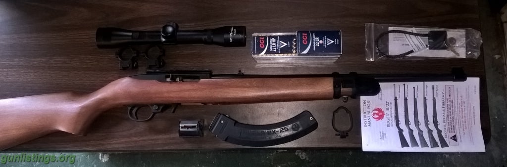 Rifles Ruger 10/22  + Extras