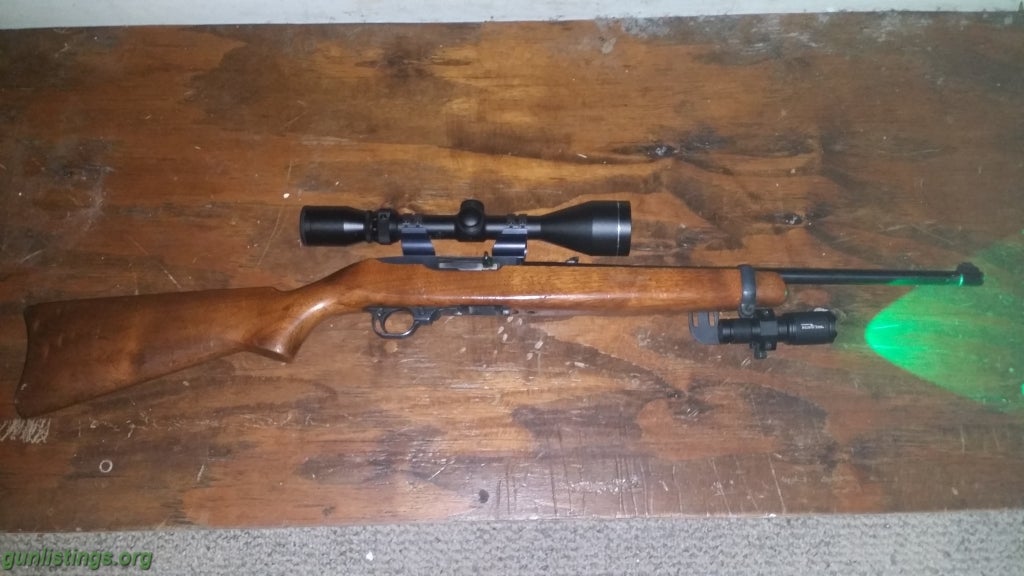 Rifles Ruger 10/22 With Kill Light