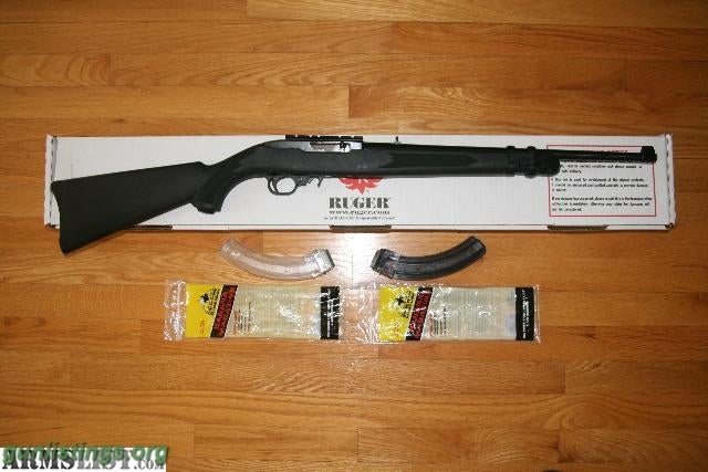 Rifles Ruger 10/22 With Lasermax, And Magazines