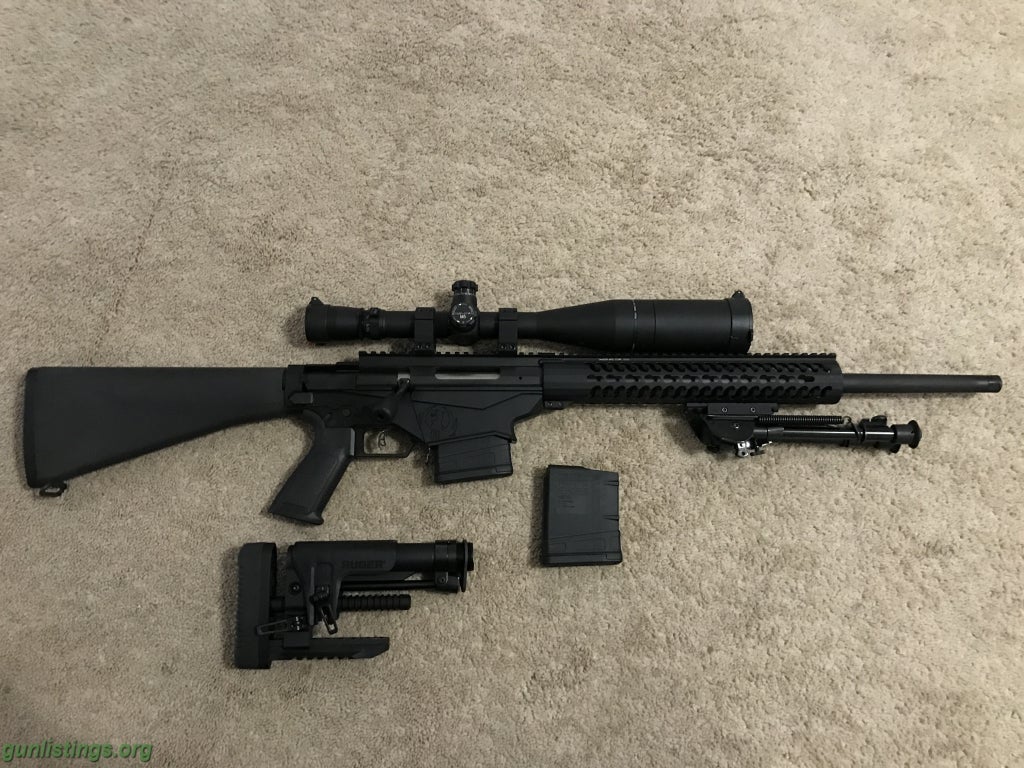 Rifles Ruger Precision Rifle With Leupold Mark 4 Scope