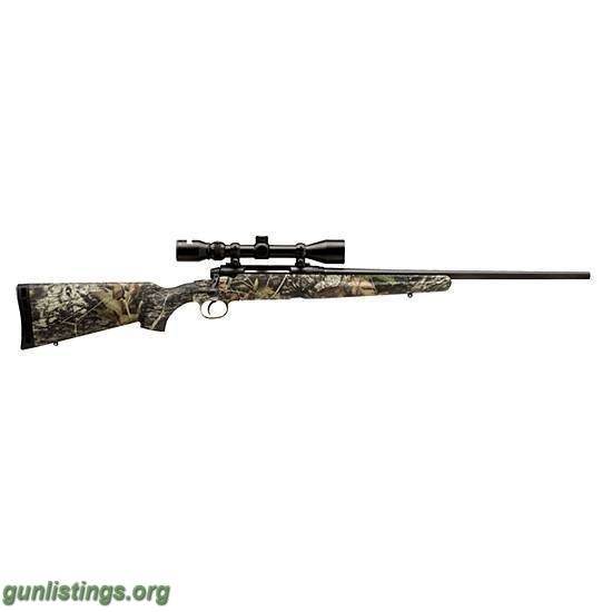 Rifles Savage Axis 308 Camo With Scope New In Box
