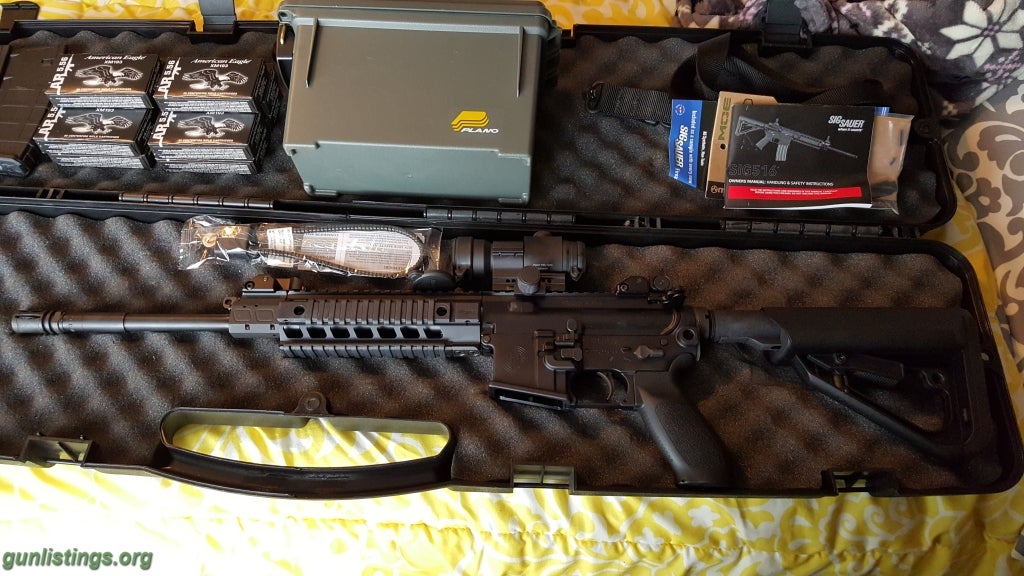 Rifles Sig 516 5.56 Patrol With Aimpoint And Ammo