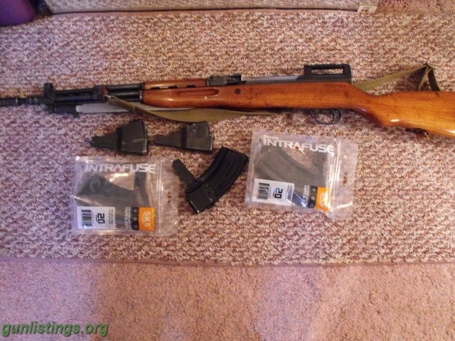 Rifles SKS + MAGS & AMMO