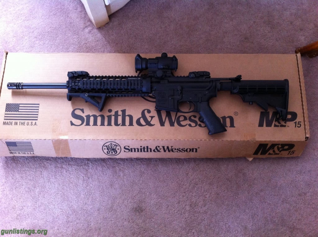 Rifles S&W M&P 15 Tactical 556 With Aimpoint Patrol Optic