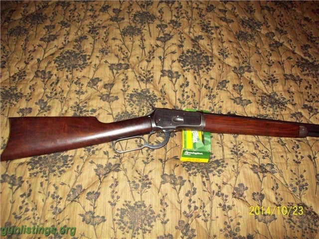 Rifles Winchester Model 1892 Rifle Mfg 1917very Good