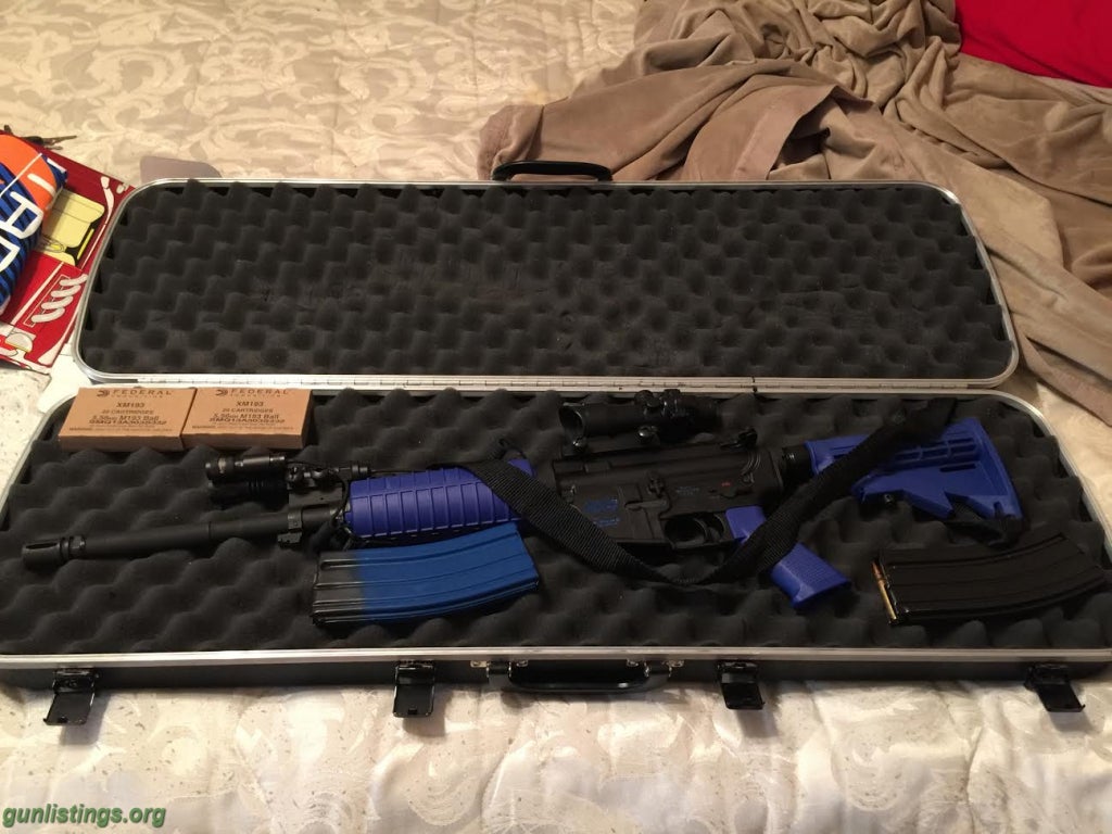 Rifles Windham AR15 W/ Scope/spot/laser And Hard Case