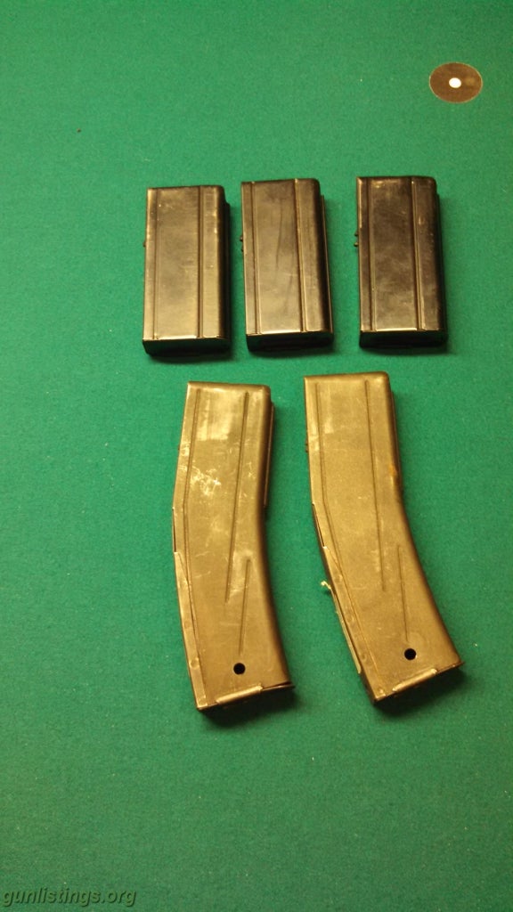 Rifles WWII M1 30 Cal. Magazines 4 Total Also  WWII Pouch