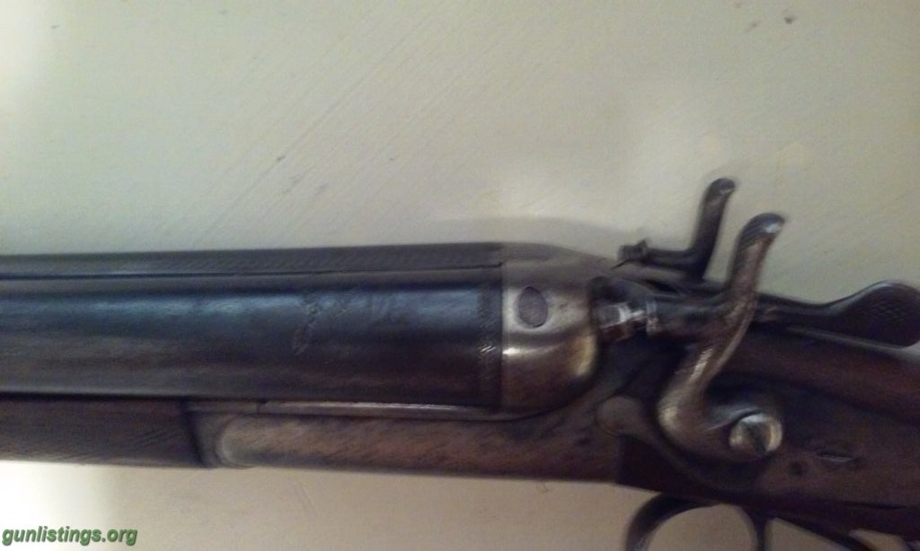 Shotguns Belgian Sxs Hammer Gun .16 Gauge.