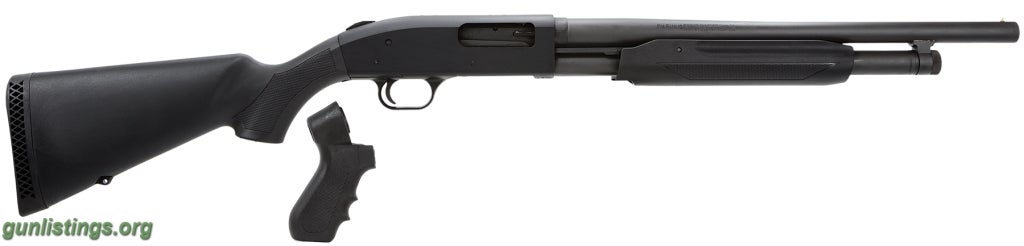 Shotguns Mossberg 50521 500 12Ga,Parkerized W/Pistol Grip NEW