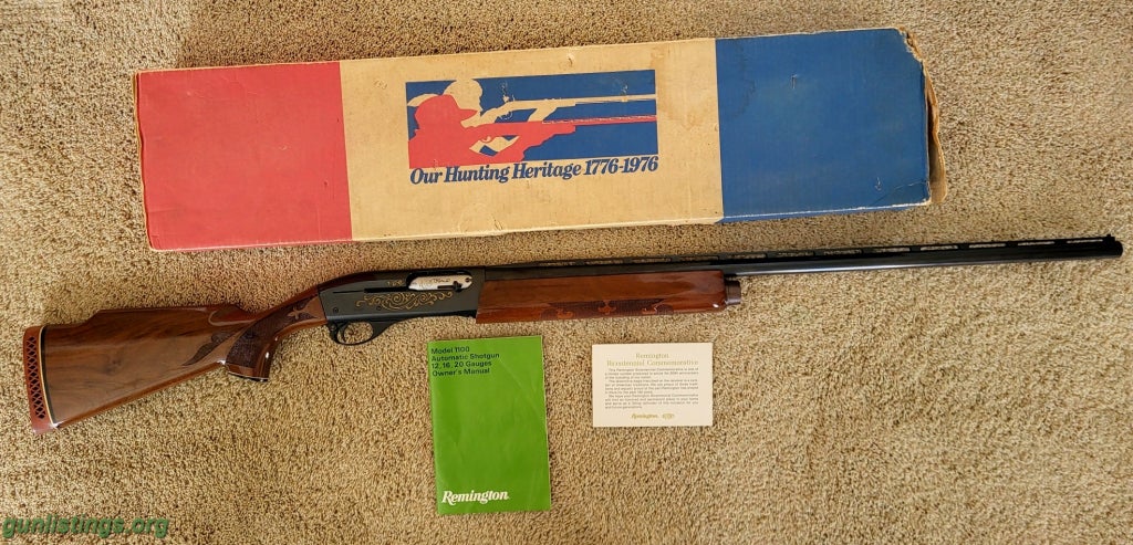 Shotguns Remington 1100 Bicentennial 12 Gauge