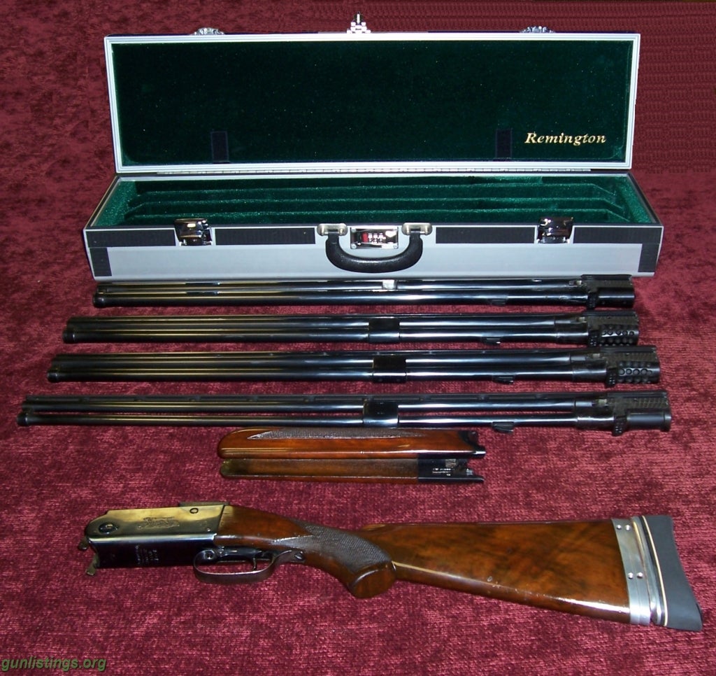 Shotguns REMINGTON 32â€”SKEET WITH FOUR BARREL SET 410, 28, 20, 12