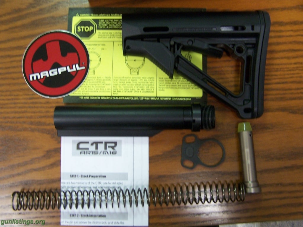Accessories Magpul CTR Carbine Stock For AR15, M16, 