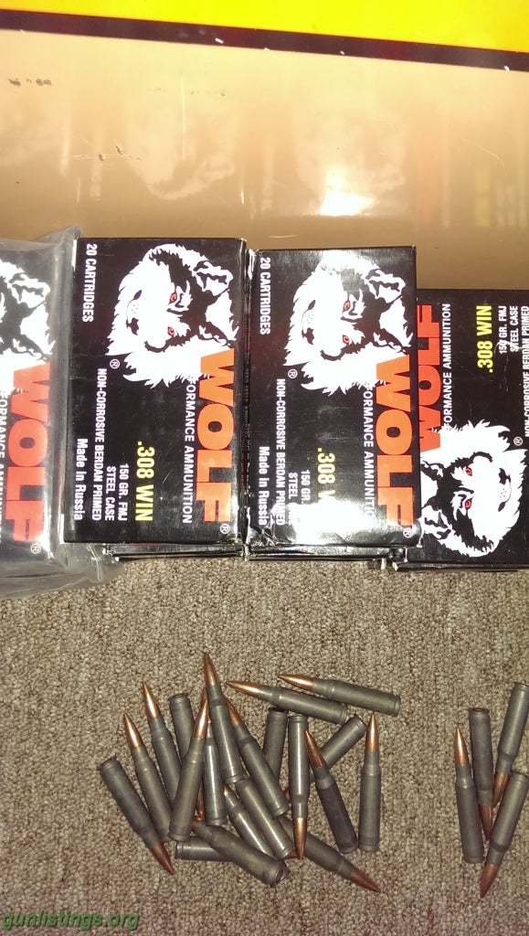 Ammo .308 Ammo,approx. 1,000 Rds