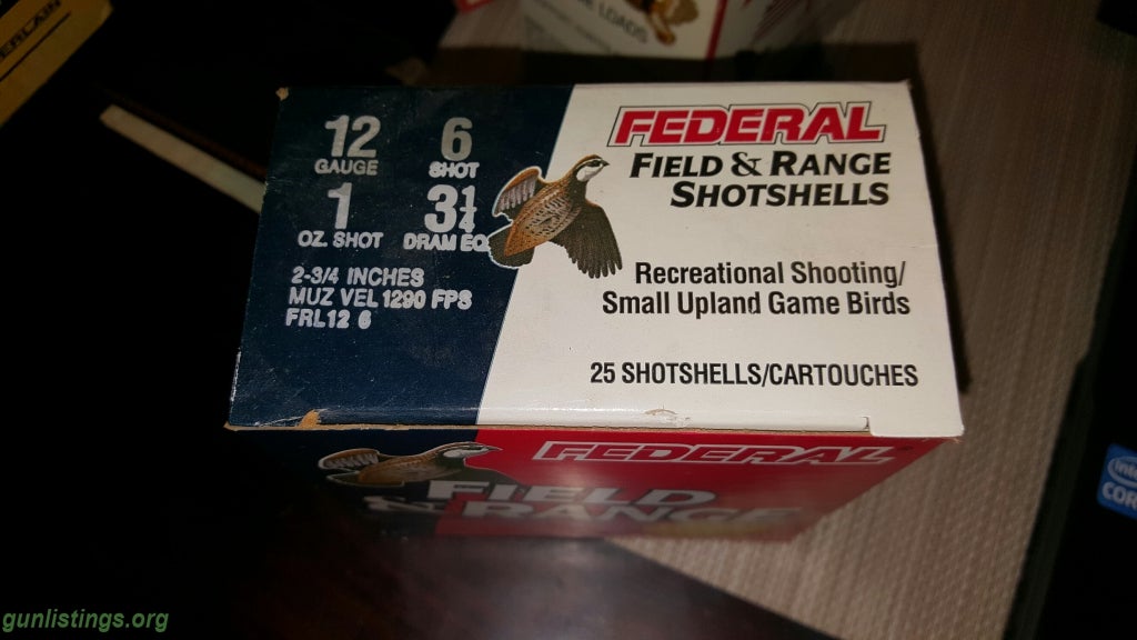 Ammo 225 Rounds 12G 6 Shot / Lead