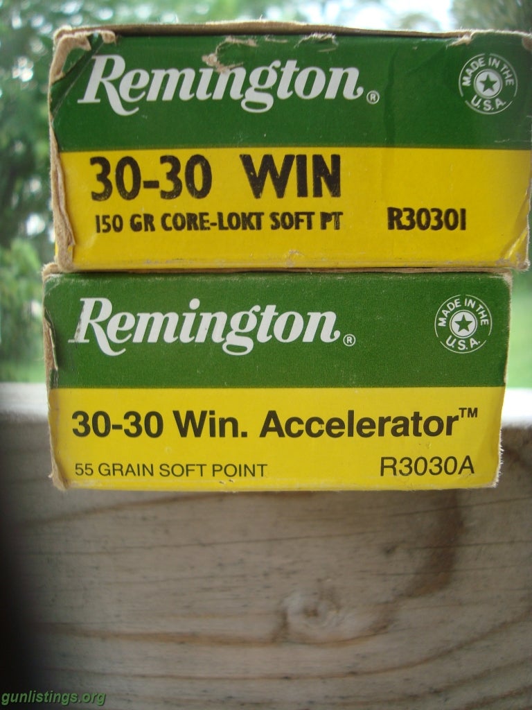 Ammo 8 Boxes Of 30-30 Win Ammo