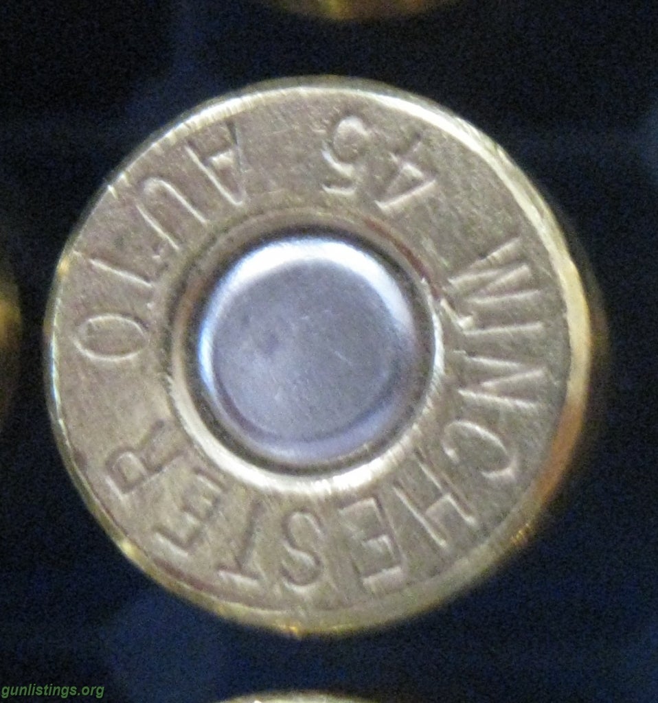 Ammo Bulk .45 ACP FMJ 230 Grain Winchester Brass