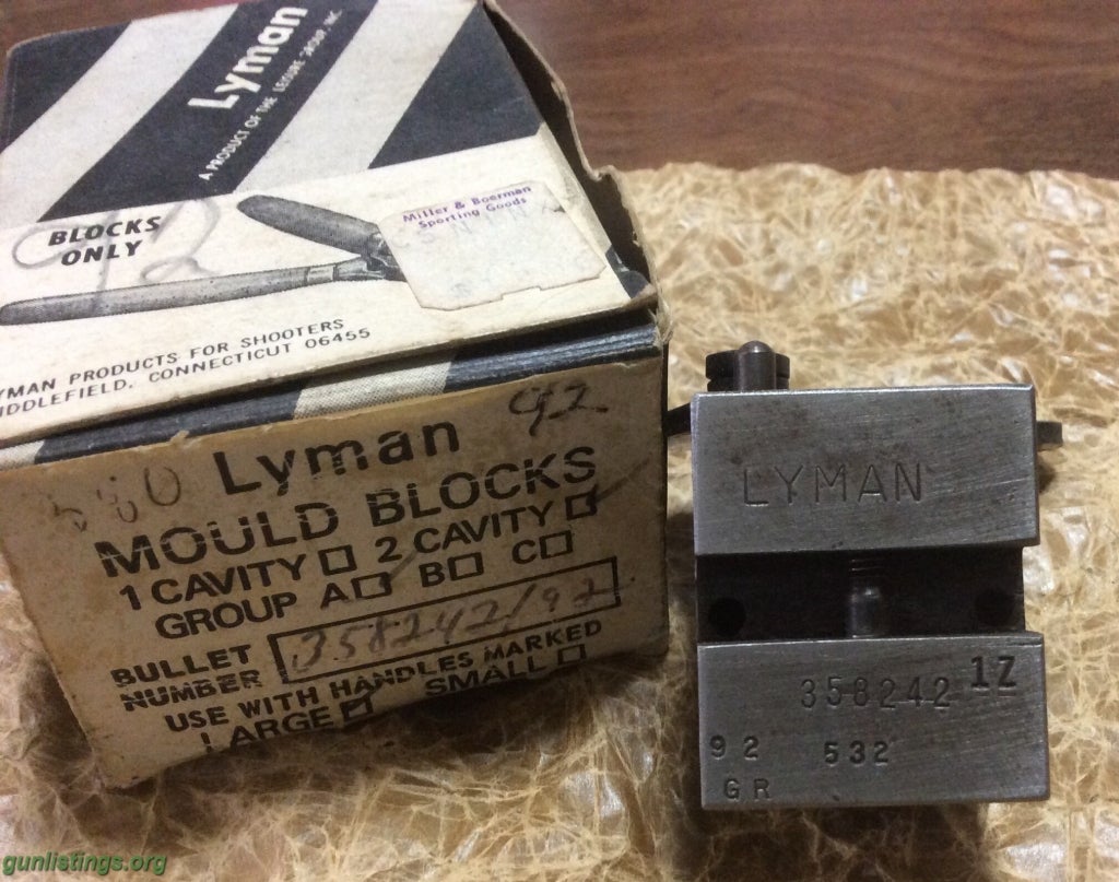 Ammo Lyman 92 Grain 380/ 9mm Bullet Mold