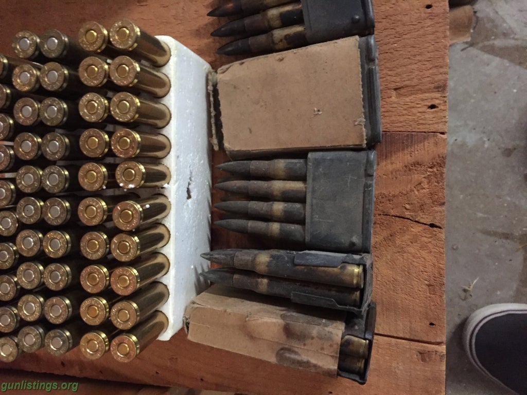 Ammo M1 Garand Enbloc Clips And 100 Rnds