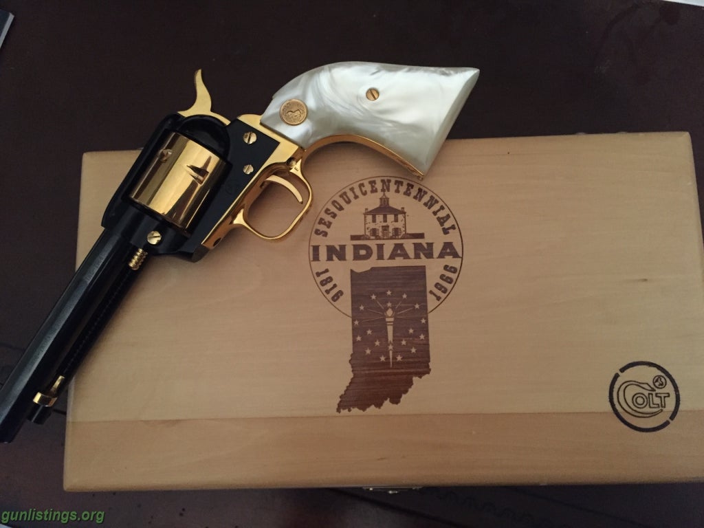 Pistols Colt Indiana Sesquicentennial.22lr