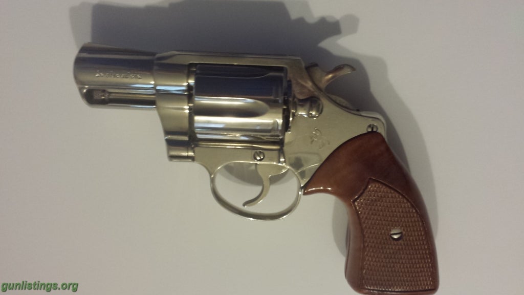 Pistols 1972 Nickeled Colt Detective Spicial
