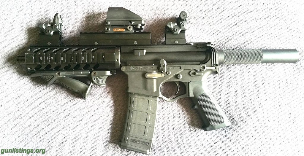 Pistols ATI Omni-Hybrid 5.56 AR-15 PISTOL W Red DOT & MORE