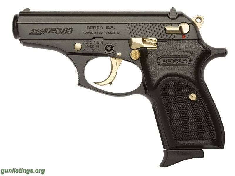 Pistols Bersa Thunder .380 Gold Special Edition