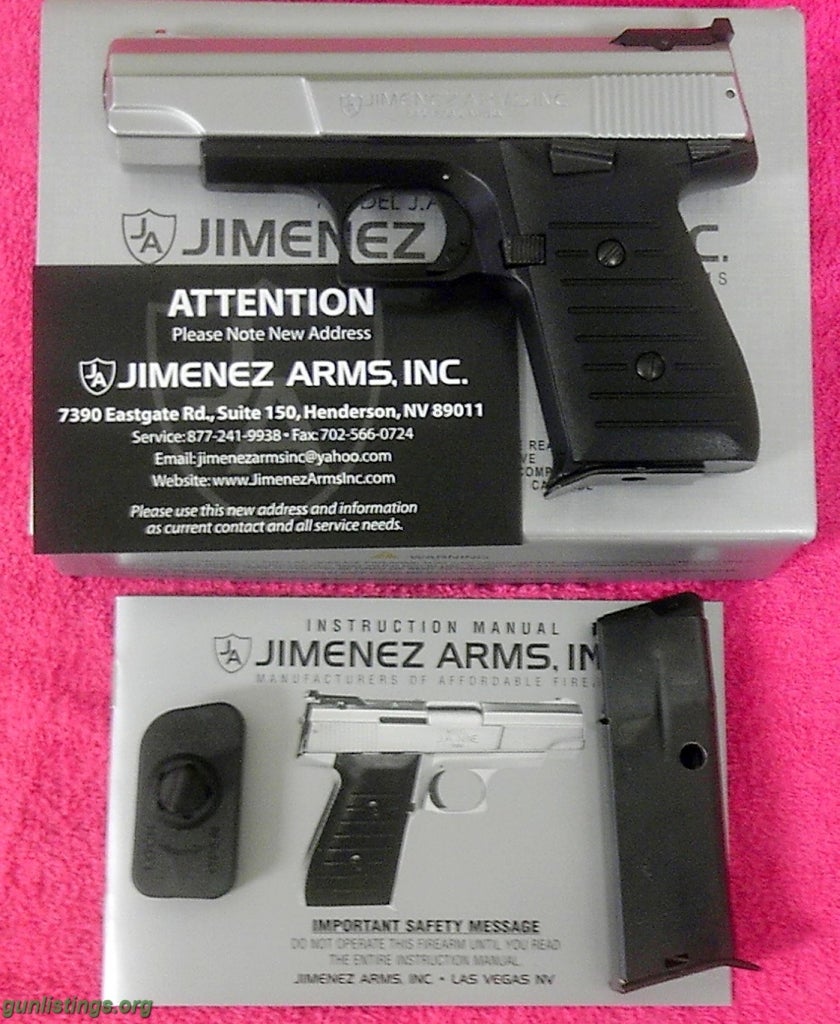 Pistols BRAND NEW JIMENEZ ARMS 9MM PISTOL