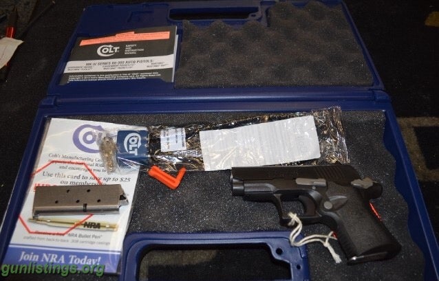 Pistols Colt MUSTANG XSP 380ACP POCKET POLYMER PISTOL Brand New