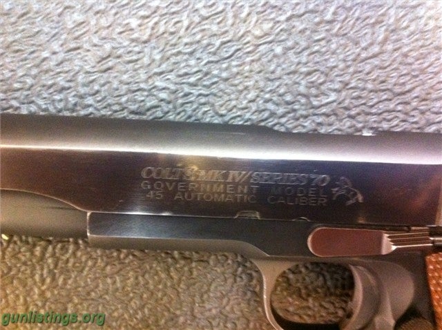 Pistols Colt/Clark Sr. 1911 Series 70 .45ACP 45