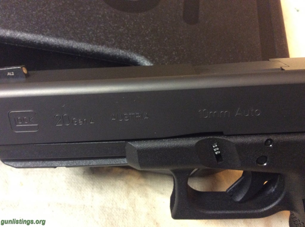 Pistols Glock 20 Gen 4 W/ Extra Carbine Barrel