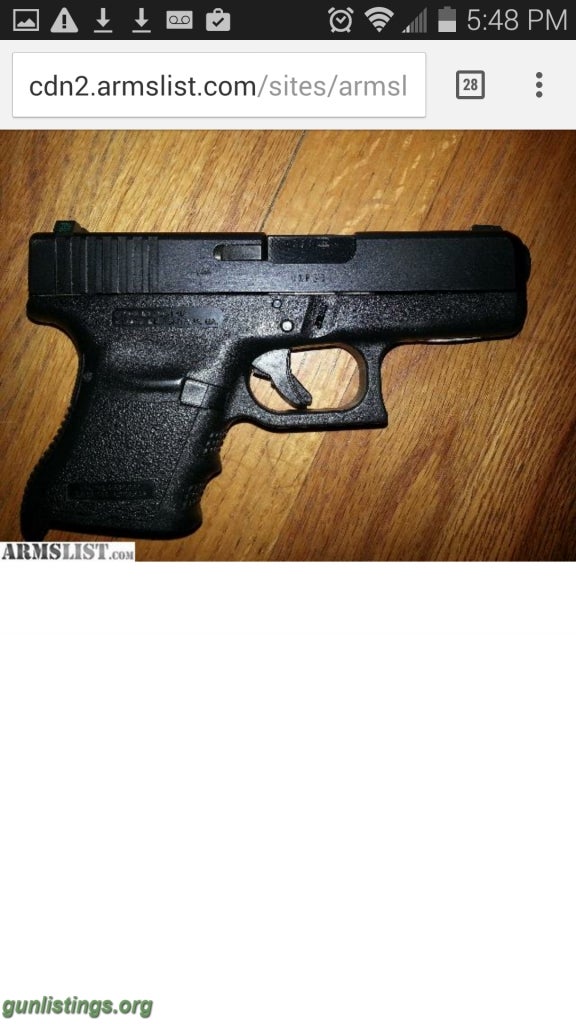 Pistols Glock 36 Gen 3
