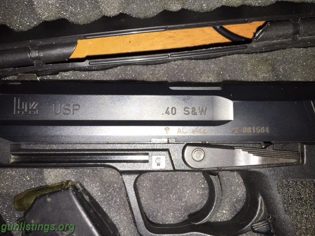 Pistols H&K USP S&W .40