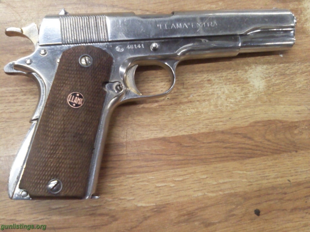 Pistols Llama 9mm 38 1911