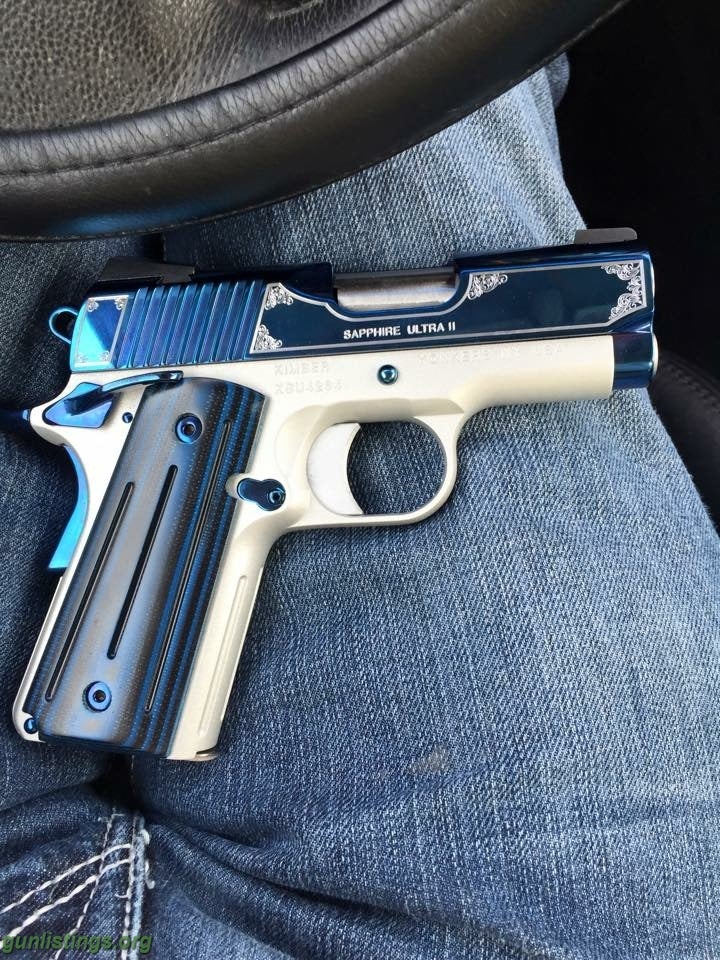 Pistols New Kimber Sapphire Ultra Limited Edition Rare!! 9mm